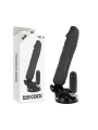 Vibratore Basecock Realistico Telecomando Nero - BASECOCK - Vibratori Realistici | erosidea.com