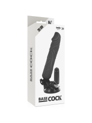 Vibratore Basecock Realistico Telecomando Nero - BASECOCK - Vibratori Realistici | erosidea.com