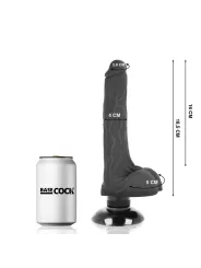 Vibratore Basecock Realistico Basecock 2-1 Nero 185 Cm - BASECOCK - Dildo Realistici | erosidea.com