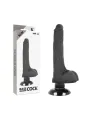Vibratore Basecock Realistico Basecock 2-1 Nero 185 Cm - BASECOCK - Dildo Realistici | erosidea.com