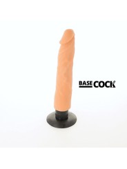 Vibratore Basecock Realistico 2-1 Naturale 20 Cm - BASECOCK - Dildo Realistici | erosidea.com