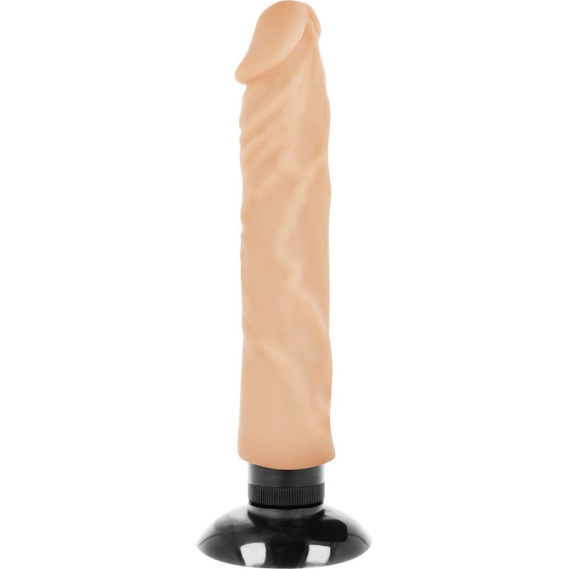 Vibratore Basecock Realistico 2-1 Naturale 20 Cm - BASECOCK - Dildo Realistici | erosidea.com