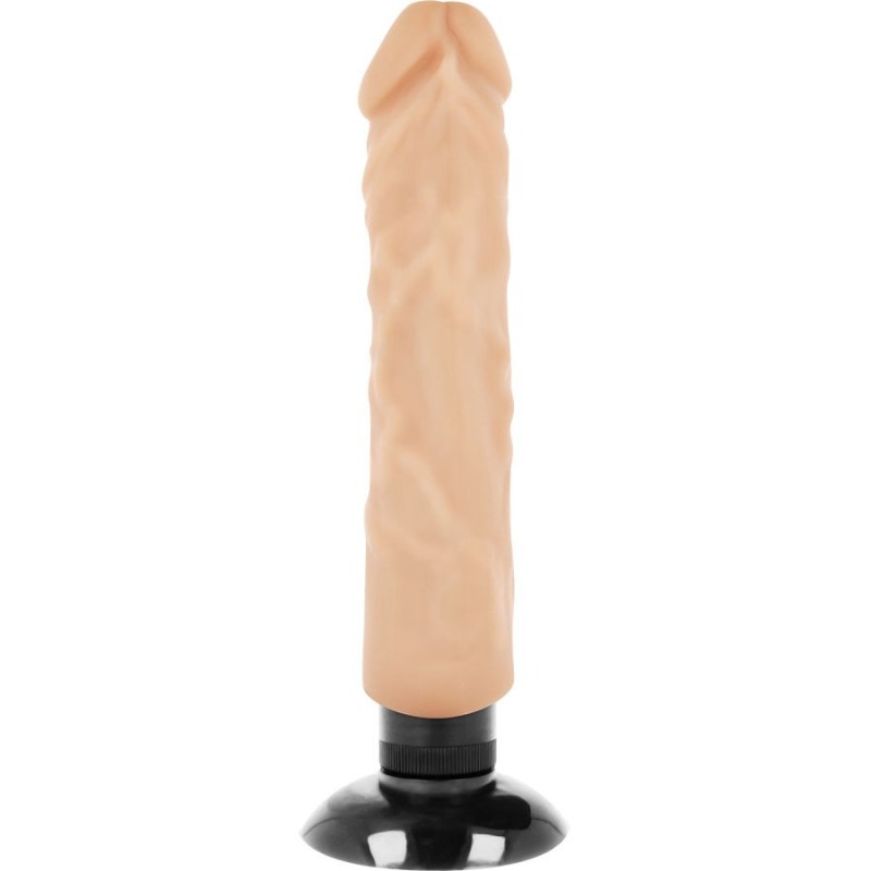 Vibratore Basecock Realistico 2-1 Naturale 20 Cm - BASECOCK - Dildo Realistici | erosidea.com