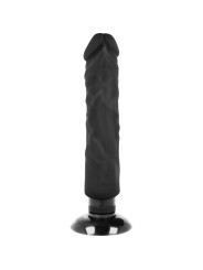 Vibratore Basecock Realistico 2-1 Nero 20 Cm - BASECOCK - Dildo Realistici | erosidea.com