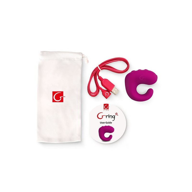 Vibratore G-Vibe Fun Toys Gring Anello Xl Lampone Dolce - G-VIBE - Vibratori | erosidea.com