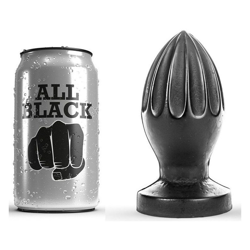 All Black - Plug Anale 12 Cm A Punta - ALL BLACK - Plug e Catene Anali | erosidea.com
