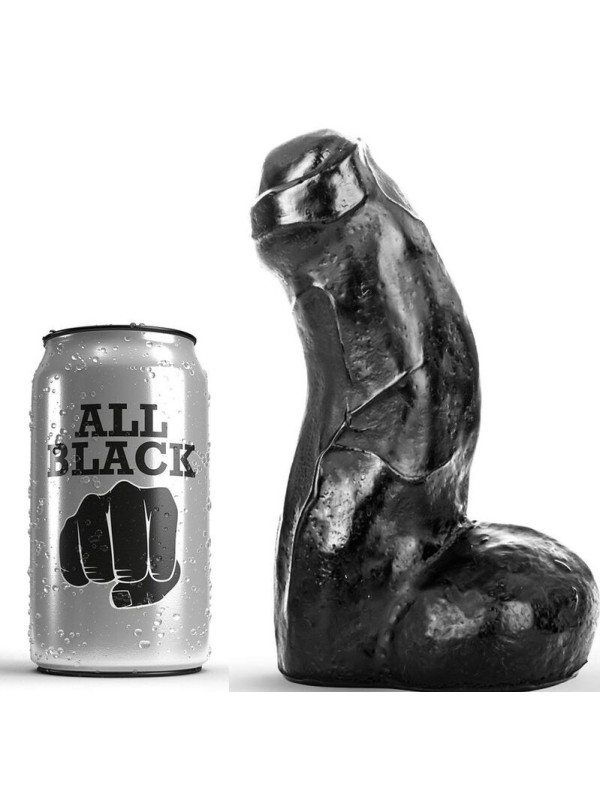All Black - Dong Nero Realistico 17 Cm - ALL BLACK - Dildo Realistici | erosidea.com