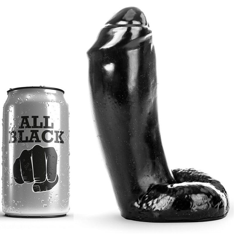 All Black - Dildo Realistico 18 Cm - ALL BLACK - Dildo Realistici | erosidea.com
