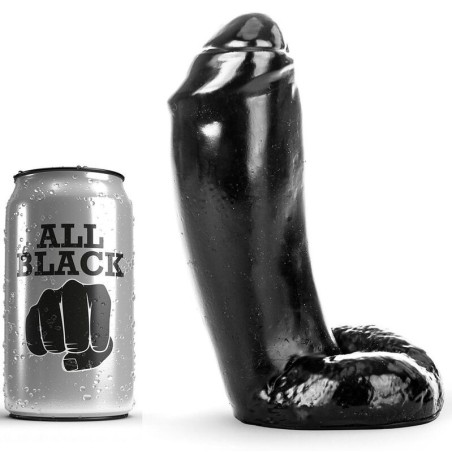 All Black - Dildo Realistico 18 Cm - ALL BLACK - Dildo Realistici | erosidea.com
