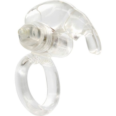 Seven Creations - Anello Vibratore In Silicone Trasparente - SEVEN CREATIONS - Vibratori | erosidea.com