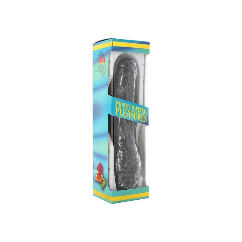 Seven Creations - Vibratore In Vinile P-Shape Pene Nero 20 Cm - SEVEN CREATIONS - Vibratori | erosidea.com
