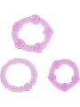 Seven Creations - Set Di Tre Anelli Per Pene Lilla - SEVEN CREATIONS - Anelli Fallici | erosidea.com