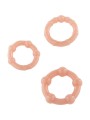 Seven Creations - Set Di Tre Anelli Per Pene In Pelle - SEVEN CREATIONS - Anelli Fallici | erosidea.com