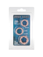 Seven Creations - Set Di Tre Anelli Per Pene In Pelle - SEVEN CREATIONS - Anelli Fallici | erosidea.com