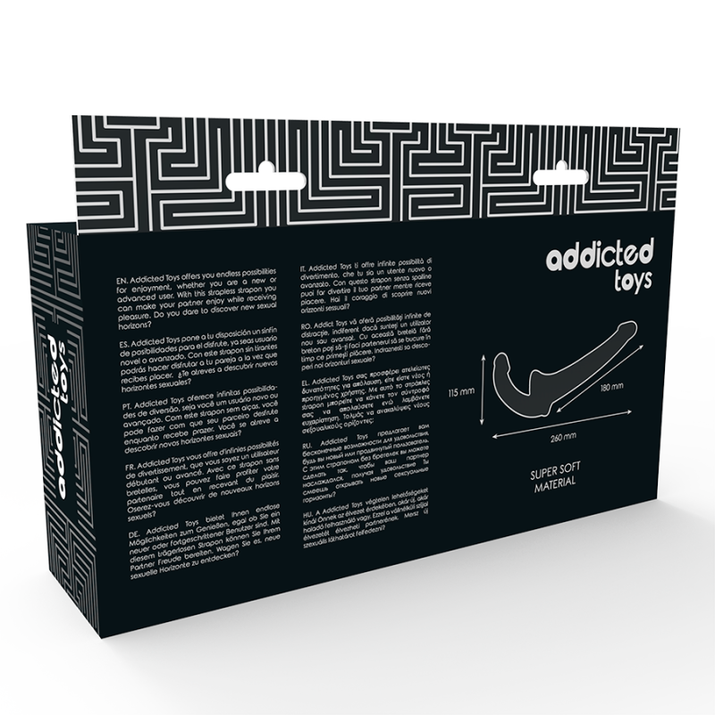 Addicted Toys - Dildo Con Rna S Senza Sottomissione Nero - Addicted Toys - Strap-on e Imbracature | erosidea.com