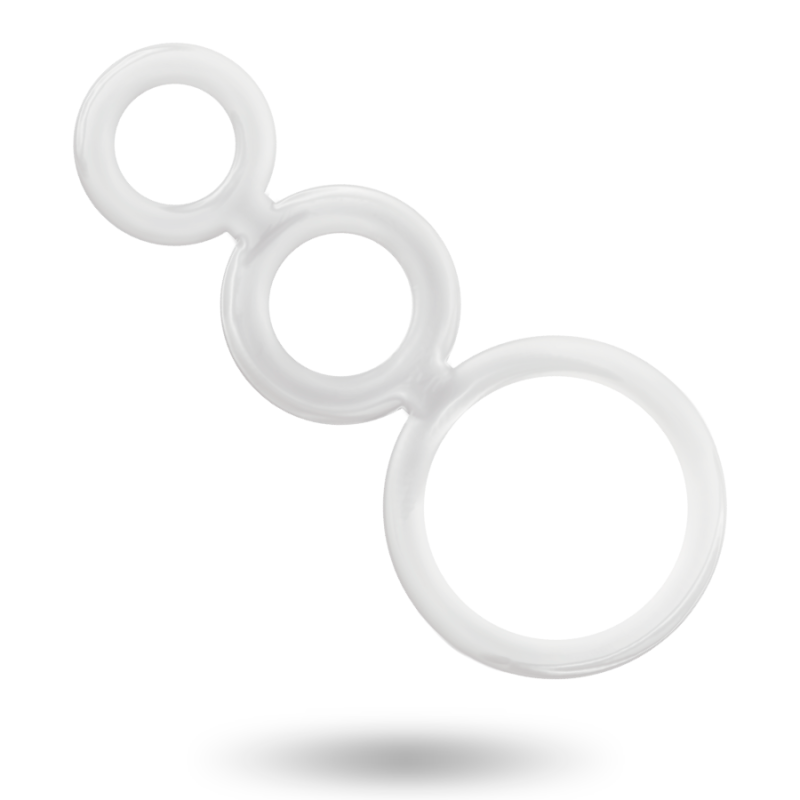 Addicted Toys - Set Di Anelli Per Pene Trasparente - Addicted Toys - Anelli Fallici | erosidea.com