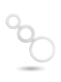Addicted Toys - Set Di Anelli Per Pene Trasparente - Addicted Toys - Anelli Fallici | erosidea.com