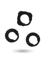 Addicted Toys - Set C-Ring Nero - Addicted Toys - Anelli Fallici | erosidea.com