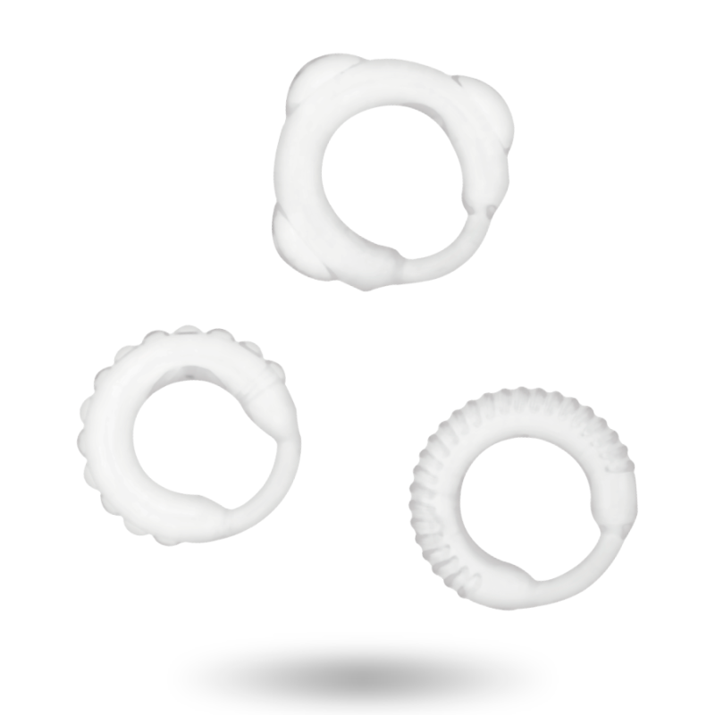 Addicted Toys - Set C-Ring Trasparente - Addicted Toys - Anelli Fallici | erosidea.com