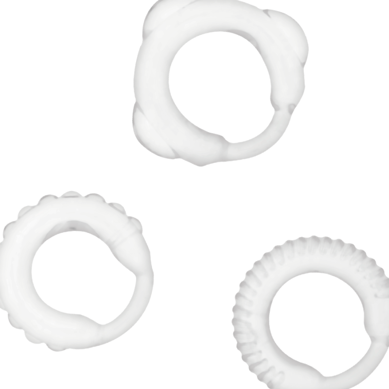 Addicted Toys - Set C-Ring Trasparente - Addicted Toys - Anelli Fallici | erosidea.com