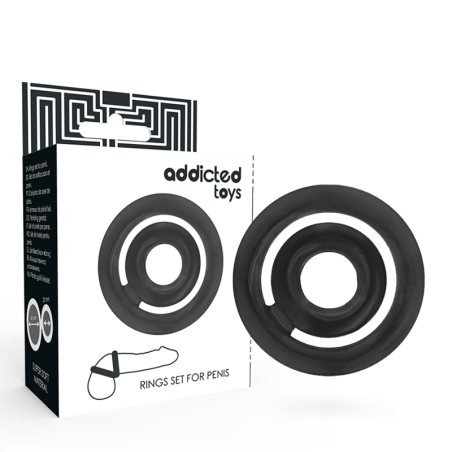 Addicted Toys - Potenz- C-Ring Pene Nero - Addicted Toys - Anelli Fallici | erosidea.com