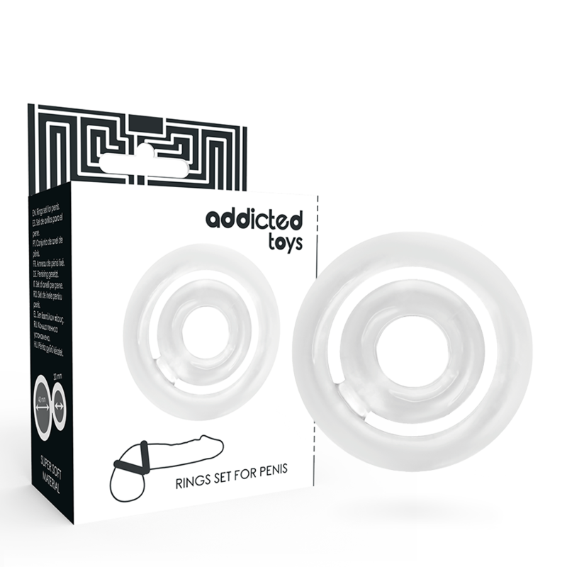 Addicted Toys - Potenz- C-Ring Pene Chiaro - Addicted Toys - Anelli Fallici | erosidea.com