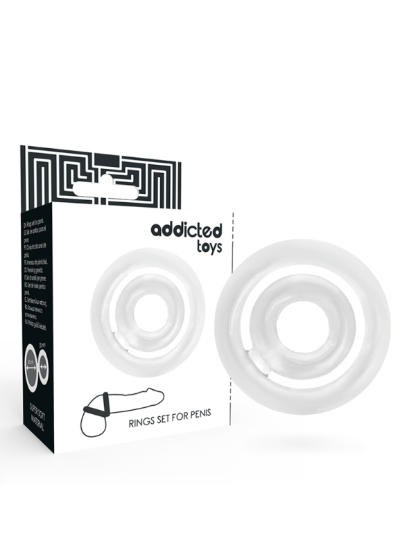 Addicted Toys - Potenz- C-Ring Pene Chiaro - Addicted Toys - Anelli Fallici | erosidea.com