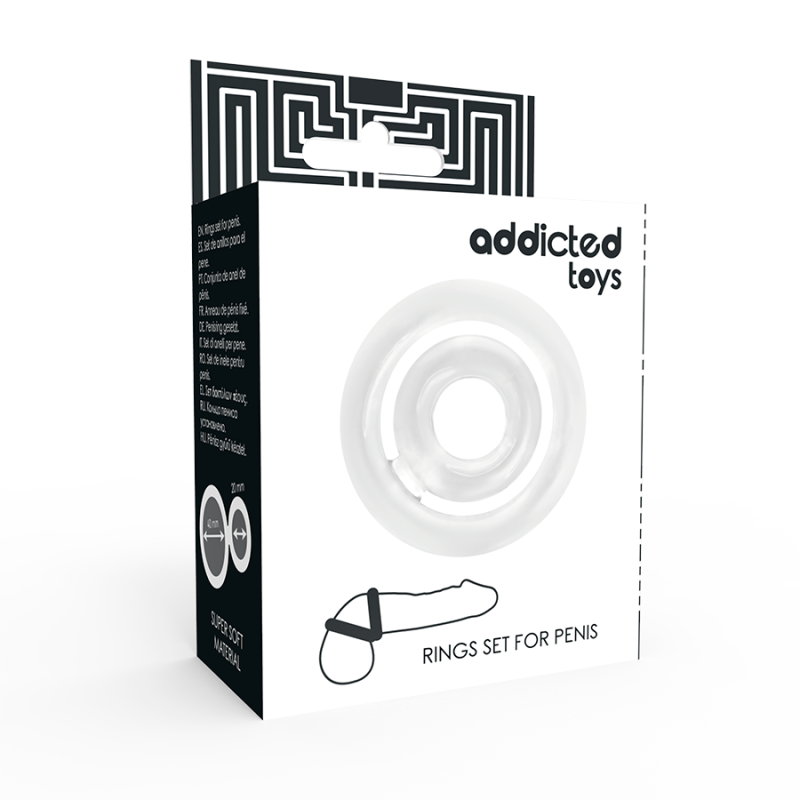 Addicted Toys - Potenz- C-Ring Pene Chiaro - Addicted Toys - Anelli Fallici | erosidea.com