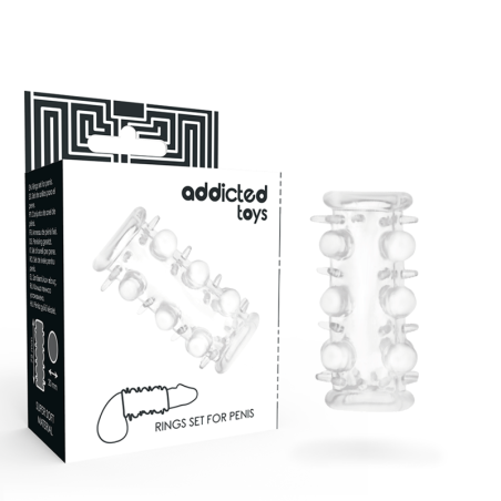 Addicted Toys - Manicotto Per Pene Trasparente - Addicted Toys - Guaine e Prolunghe | erosidea.com