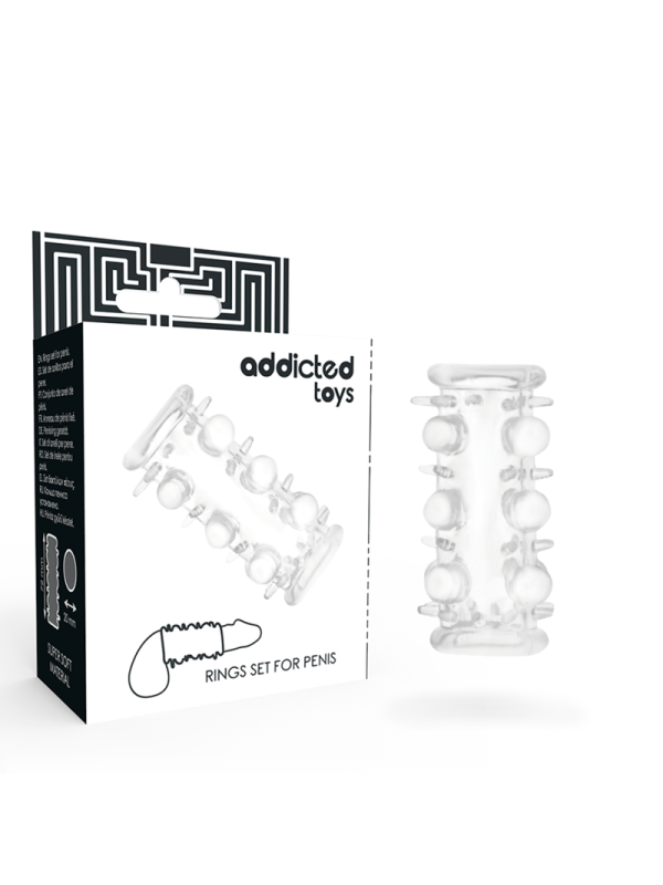 Addicted Toys - Manicotto Per Pene Trasparente - Addicted Toys - Guaine e Prolunghe | erosidea.com