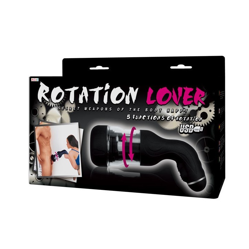 Masturbatore Rotation Lover Automatico 5V - BAILE FOR HIM - Masturbatori | erosidea.com