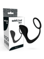 Addicted Toys - Plug Anale Con Anello Pene Nero - Addicted Toys - Plug e Catene Anali | erosidea.com