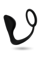 Addicted Toys - Plug Anale Con Anello Pene Nero - Addicted Toys - Plug e Catene Anali | erosidea.com