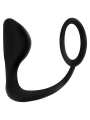Addicted Toys - Plug Anale Con Anello Pene Nero - Addicted Toys - Plug e Catene Anali | erosidea.com