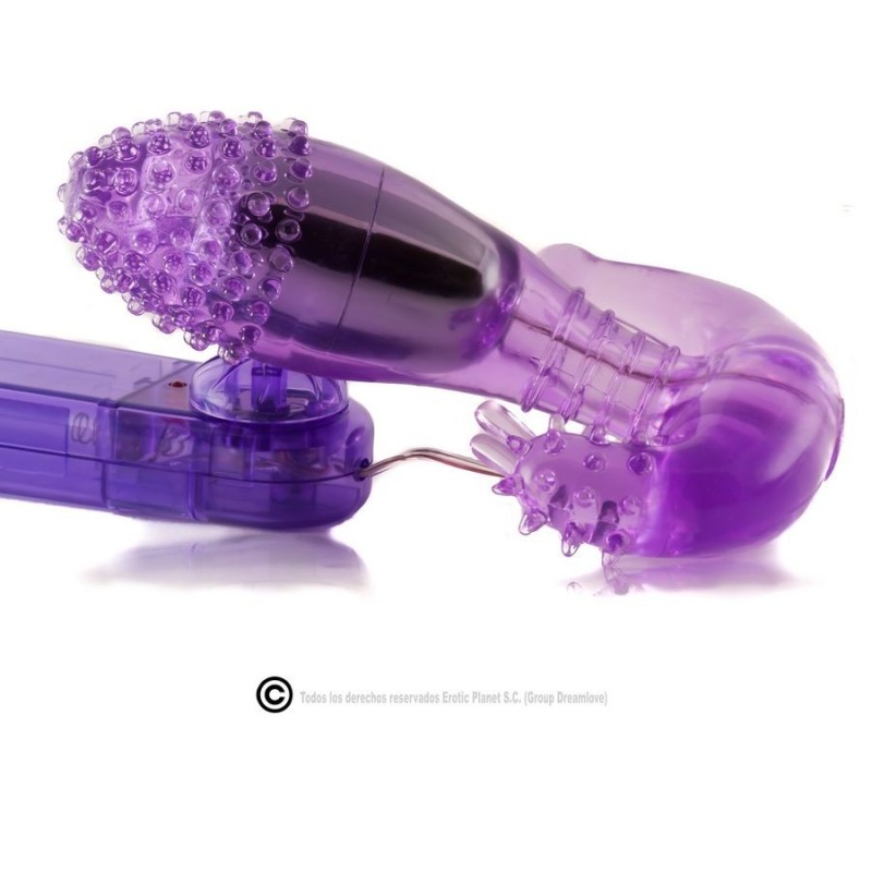 Baile Stimolatore Vaginale E Anale Lilla Con Vibrazione - BAILE - Vibratori Anali | erosidea.com