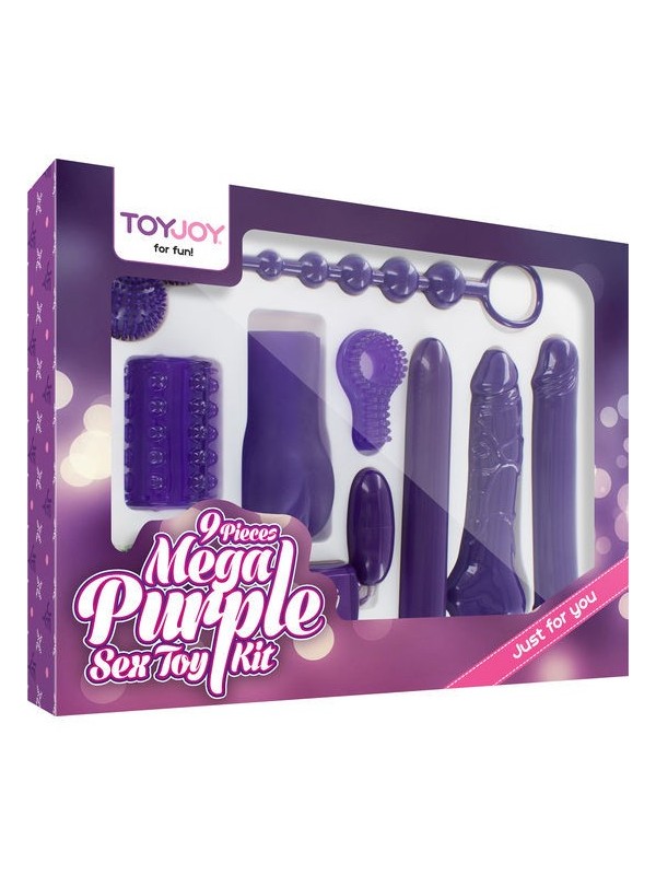 Toyjoy - Solo Per Te Mega Kit Giocattoli Sessuali Viola - TOYJOY - Kit del piacere e Giochi Erotici | erosidea.com