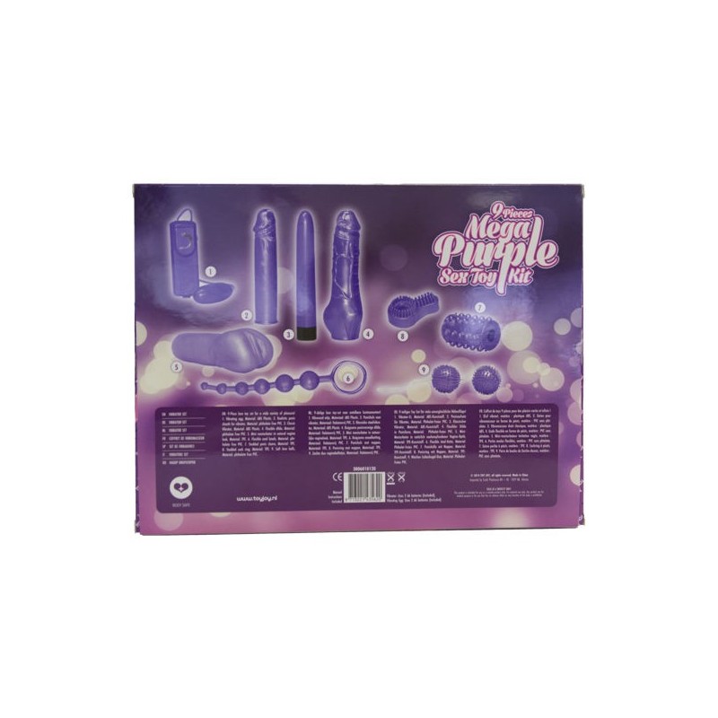 Toyjoy - Solo Per Te Mega Kit Giocattoli Sessuali Viola - TOYJOY - Kit del piacere e Giochi Erotici | erosidea.com