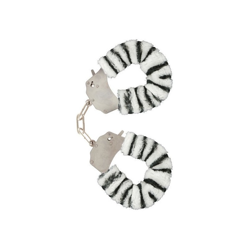 Toyjoy - Polsini Divertenti Pelosi Bondage Zebra - TOYJOY - Manette e Polsini | erosidea.com