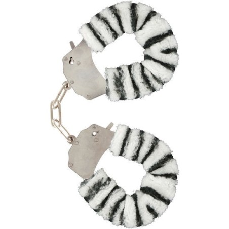 Toyjoy - Polsini Divertenti Pelosi Bondage Zebra - TOYJOY - Manette e Polsini | erosidea.com