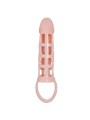 Copertura Estensore Prolunga Pene Con Vibrazione E Cinturino Naturale 13.5 Cm - BAILE FOR HIM - Guaine e Prolunghe | erosidea.com