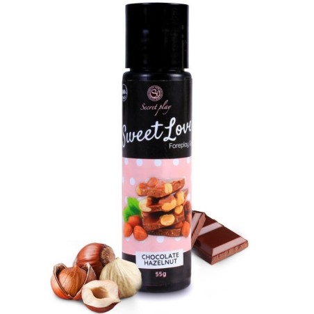 Secretplay - Gel Dolce Amore Cioccolato Con Nocciola 60 Ml - SECRETPLAY COSMETIC - Aromatizzati e Commestibili | erosidea.com