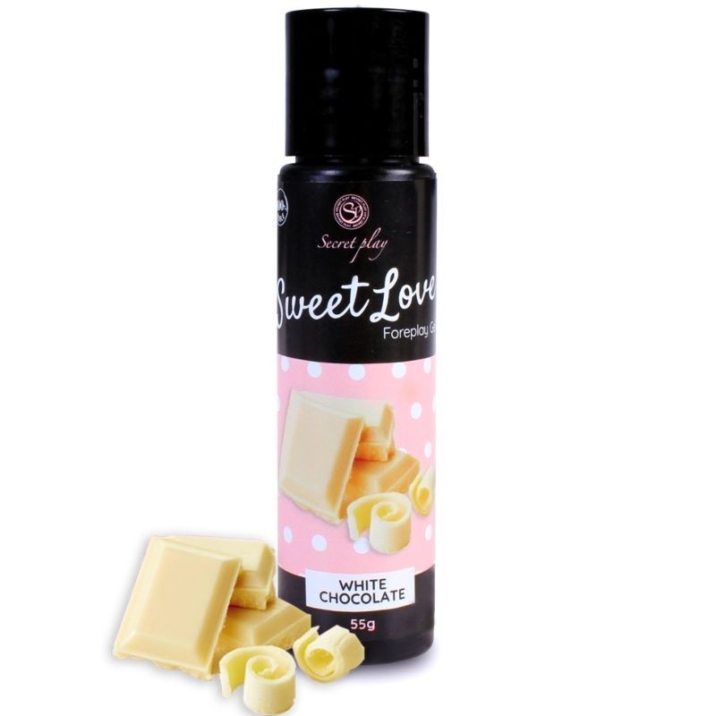 Secretplay - Gel Dolce Amore Cioccolato Bianco 60 Ml - SECRETPLAY COSMETIC - Aromatizzati e Commestibili | erosidea.com