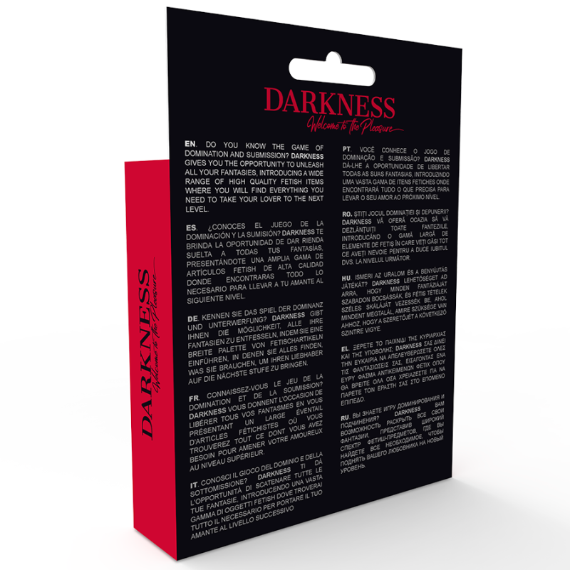 Darkness - Imbragatura Con Foro Taglia Unica - DARKNESS SENSATIONS - Strap-on e Imbracature | erosidea.com
