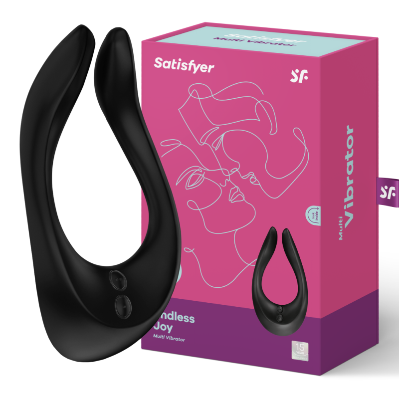 Partner Multifun 2 Nero - SATISFYER PARTNER - Stimolatori | erosidea.com
