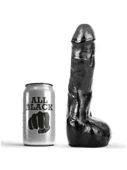 All Black - Pene Anale Realistico 20 Cm