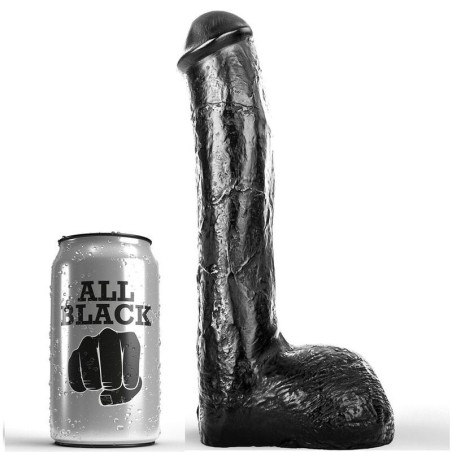 Fallo Realistico All Black 23 Cm Ipoallergenico - ALL BLACK - Dildo Realistici | erosidea.com