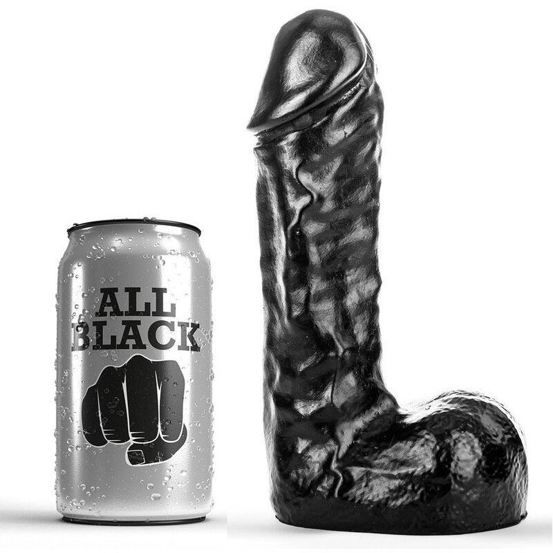 All Black - Dong 19 Cm - ALL BLACK - Dildo Speciali | erosidea.com