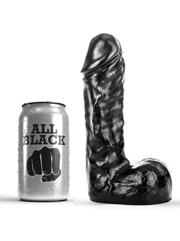 All Black - Dong 19 Cm - ALL BLACK - Dildo Speciali | erosidea.com