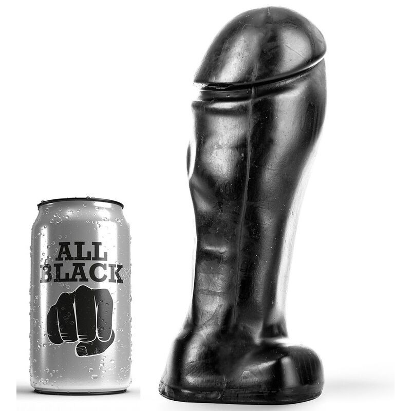 All Black - Punta Larga Dong 22 Cm - ALL BLACK - Dildo Speciali | erosidea.com