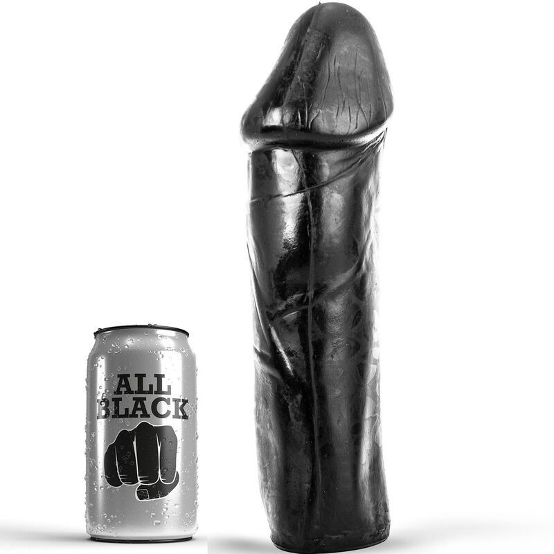 All Black - Dong 28 Cm Senza Testicoli - ALL BLACK - Dildo Maxi | erosidea.com